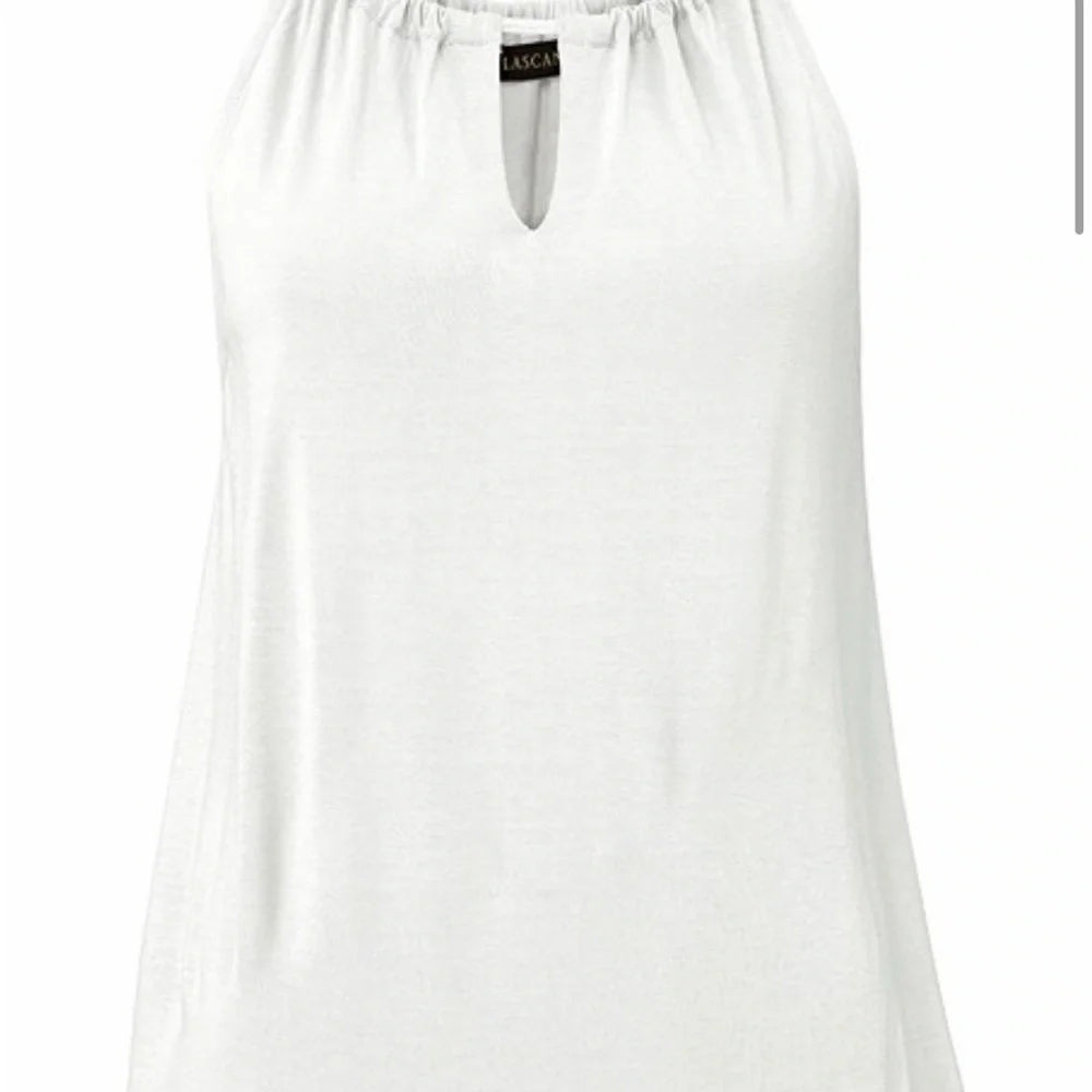 Venus Women’s Cream Keyhole Cutout Sleeveless Top Size 0/2 NWT - Picture 3 of 3
